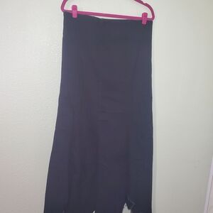 Killstar Black Asymmetrical Maxi Skirt